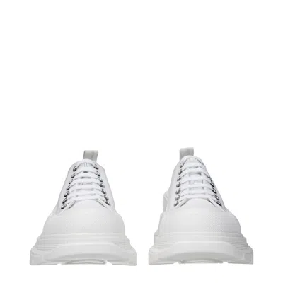 Alexander Mcqueen Sneakers Donna Tessuto Bianco