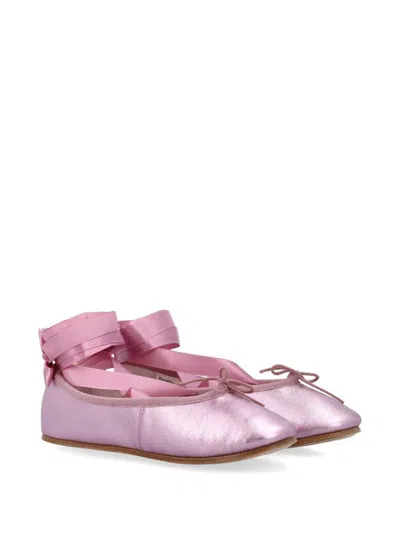 Repetto Sophia Ballet Flats With Satin Ribbons In Multicolor