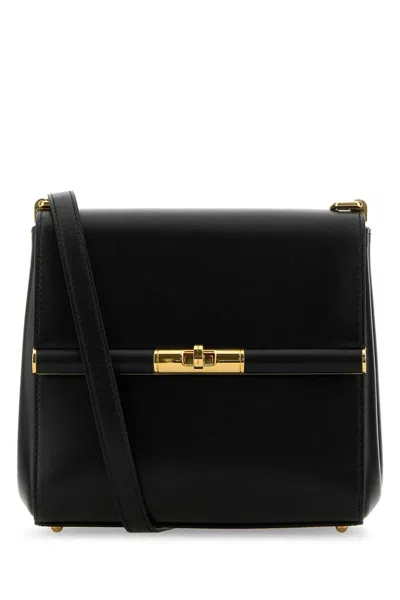 Dolce & Gabbana Black Leather Marlene Crossbody Bag