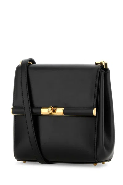 Dolce & Gabbana Black Leather Marlene Crossbody Bag