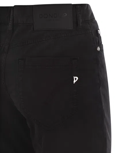 Dondup Koons - Loose-fitting Jeans In Lyocell And Stretch Cotton In Blue