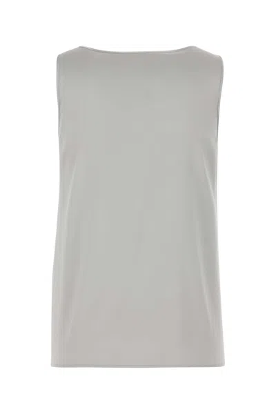 Dolce & Gabbana Stretch Satin Tank Top With Metal Embellishment