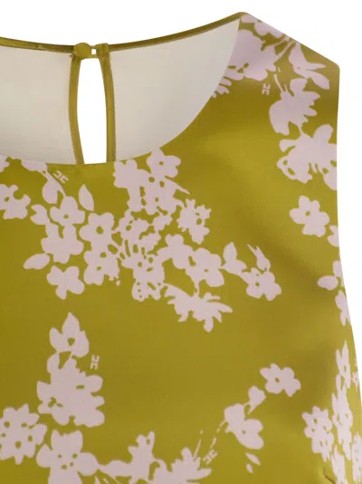 Elisabetta Franchi Printed Duchesse And Tulle Dress