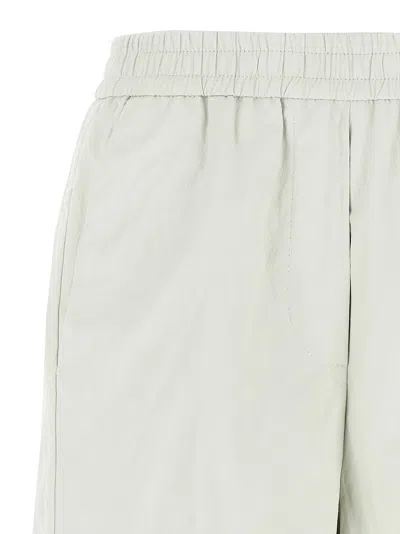 Nude Leather-effect Bermuda Shorts