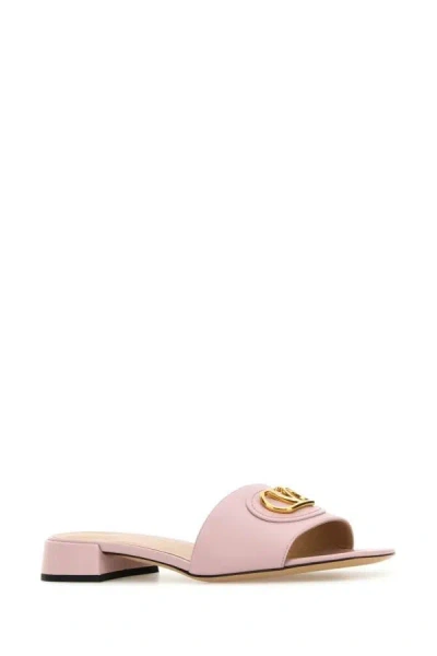 Valentino Vlogo Signature Leather Sandal