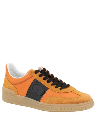 Valentino Upvillage Leather And Nylon Low Top Sneaker