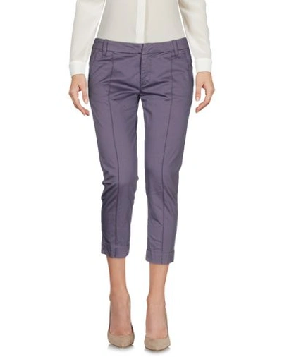 Dondup Cropped Pants & Culottes In Mauve
