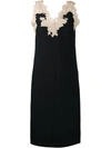 VALENTINO lace trim dress,DRYCLEANONLY