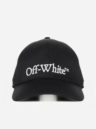 Off-white Off White™ Black Baseball Cap With Logo In Black,white