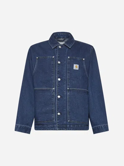 Carhartt Logo Double Front Denim Jacket