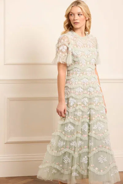 NEEDLE & THREAD NEEDLE & THREAD DAISY WAVE ANKLE GOWN 