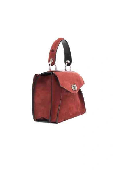 Shop Proenza Schouler Small Hava Top Handle Bag In Midnight Plum