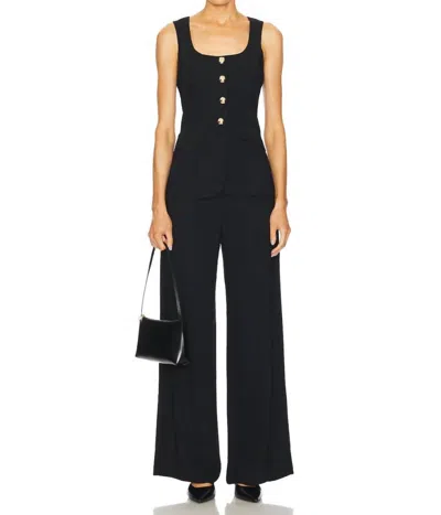Amanda Uprichard Kya Jumpsuit In Black