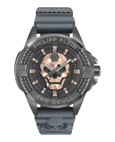 Philipp Plein The $kull Silicone Watch In Black
