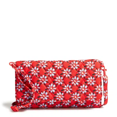 Vera Bradley Outlet Cotton Wallet Crossbody In Multi