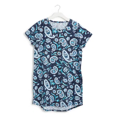 Vera Bradley Outlet Cotton Blend Short-sleeved Night Dress In Multi