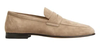 Tod's Destroyed Suede Loafers In Multicolor