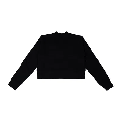 Palm Angels Bear Crewneck Sweatshirts Black In Black