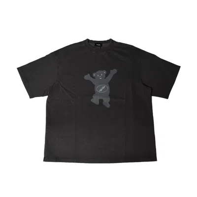 We11 Done We11done Teddy Bear T-shirt Grey Black In M