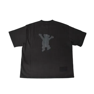 We11 Done We11done Teddy Bear T-shirt Grey Black In M