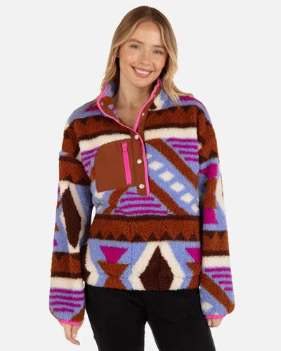Inmocean Women's Azteca Half Snap Jacket In Multi