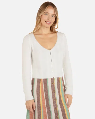 Inmocean Women's Smooth Move Sweater In Whisper White