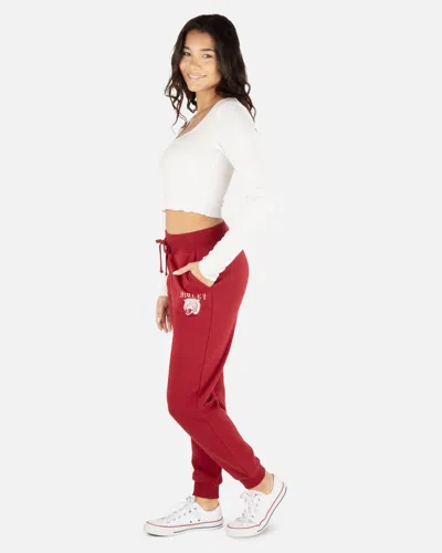 Inmocean Women's Tiger Palm Sweatpant In Red Winery