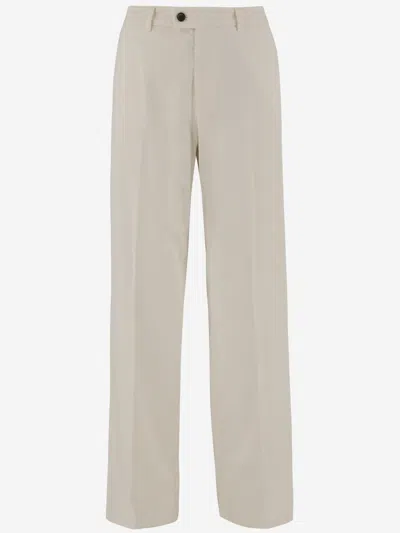 Shop Berwich Stretch Cotton Silk Pants