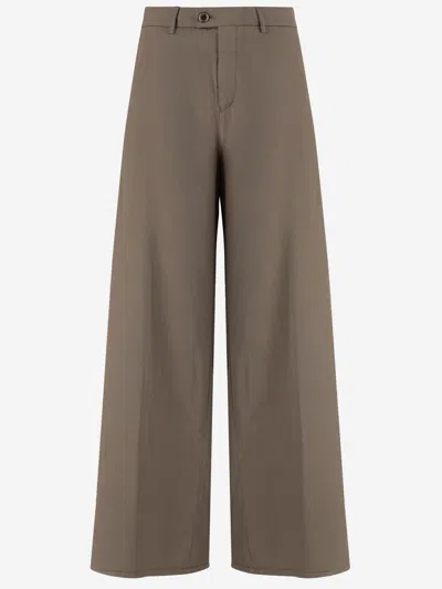 Shop Berwich Stretch Cotton Silk Pants