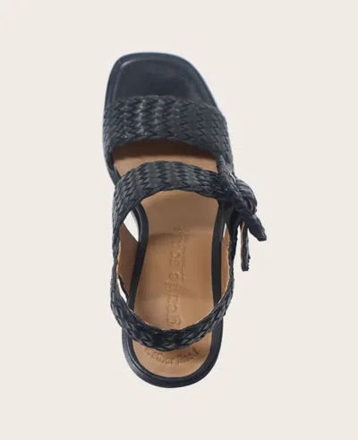 Gentle Souls Madylyn Slingback Sandal In Black Leather