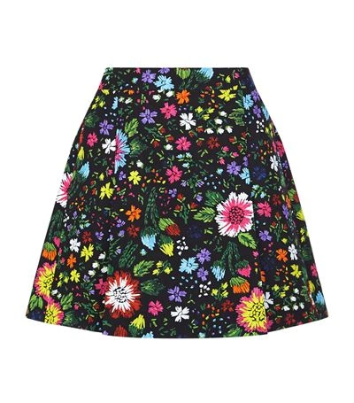 Shop Victoria Victoria Beckham Floral Print Mini Skirt