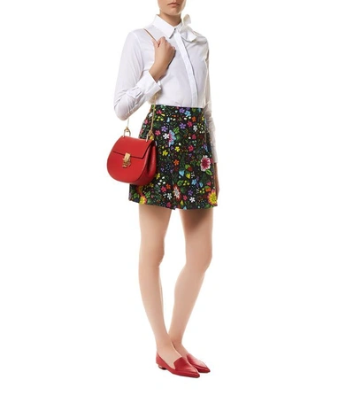 Shop Victoria Victoria Beckham Floral Print Mini Skirt