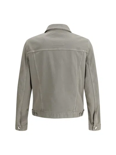 Brunello Cucinelli Denim Jacket In Brown