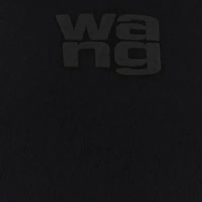 Alexander Wang Essential Terry Hoodie In Black