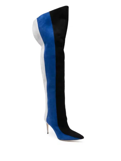 Manolo Blahnik Chicuyuhi 85mm Suede Thigh-high Boots