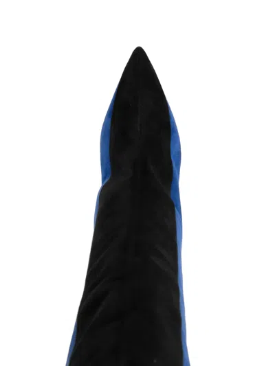Manolo Blahnik Chicuyuhi 85mm Suede Thigh-high Boots