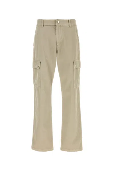 Burberry Men Cappuccino Cotton Cargo Pant In Brown