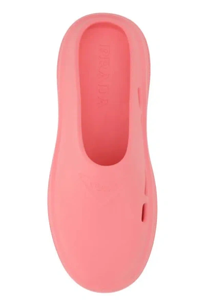 Prada Mellow Logo-embellished Mules