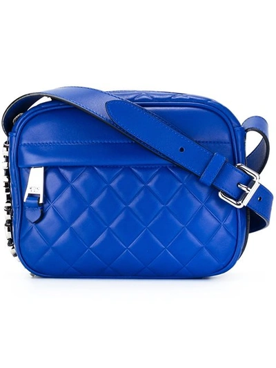 Shop Moschino Quilted Crossbody Bag