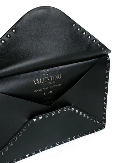 Shop Valentino Garavani 'rockstud Untitled' Clutch