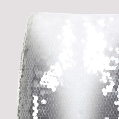 Sportmax Gradient Sequin Pencil Skirt In Grey