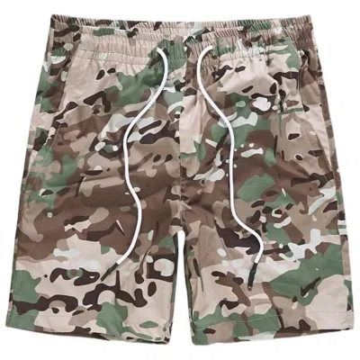 Jordan Craig Men's Retro Ibiza Lounge Shorts In Camo In Multi