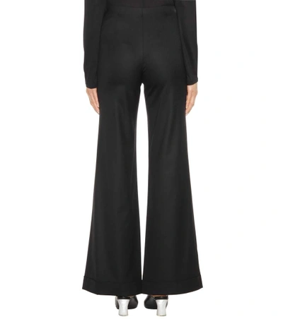 Shop The Row Winona Wool Trousers In Llack