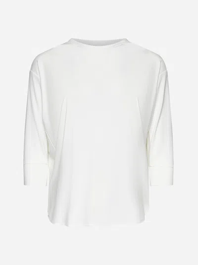 Blanca Vita White Jersey Tandria T-shirt