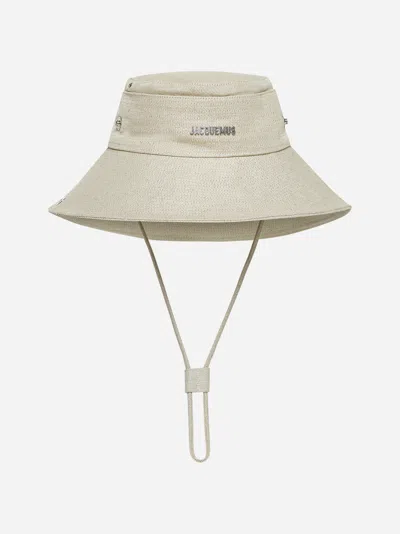 Jacquemus Beige The De-nîmes Denim Bucket Hat