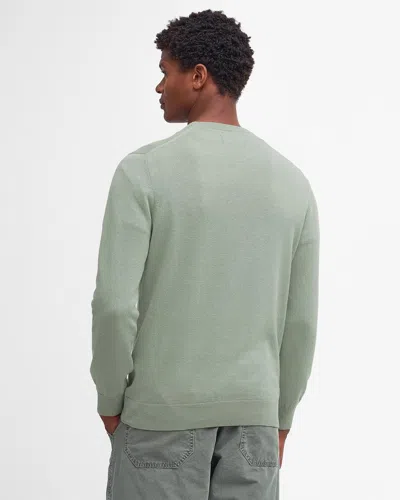 Barbour Pima Cotton Jumper In Green
