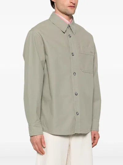 Apc A.p.c. Surchemise Basile Brodee Poitrine