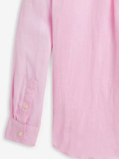 Polo Ralph Lauren Ralph Lauren Boys Linen Shirt In Pink