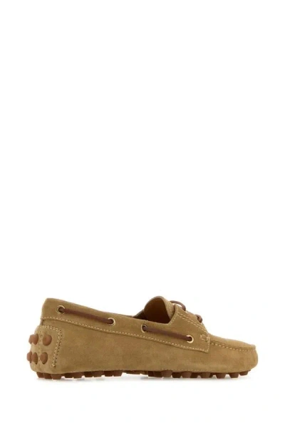 Tod's Gommino Leather-trimmed Suede Loafers