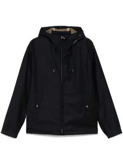 Herno Long Sleeve Casual Jacket In Black